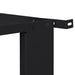 Suport pentru mașina de spălat 2 pcs Negru 127 x 54,5 x 32,5 cm - WALTI WALTI