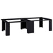 Suport pentru mașina de spălat 2 pcs Negru 127 x 54,5 x 32,5 cm - WALTI WALTI