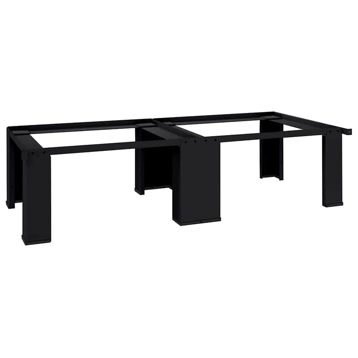 Suport pentru mașina de spălat 2 pcs Negru 127 x 54,5 x 32,5 cm - WALTI WALTI
