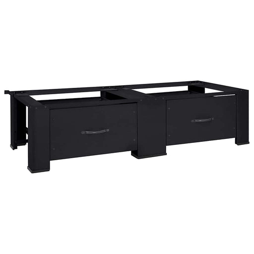 Suport pentru mașina de spălat 2 pcs Negru 127 x 54,5 x 32,5 cm - WALTI WALTI