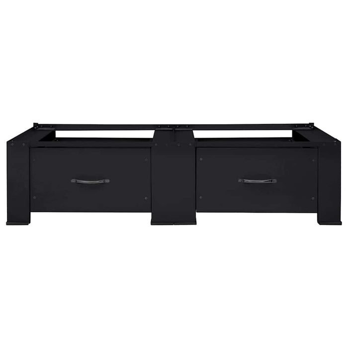 Suport pentru mașina de spălat 2 pcs Negru 127 x 54,5 x 32,5 cm - WALTI WALTI