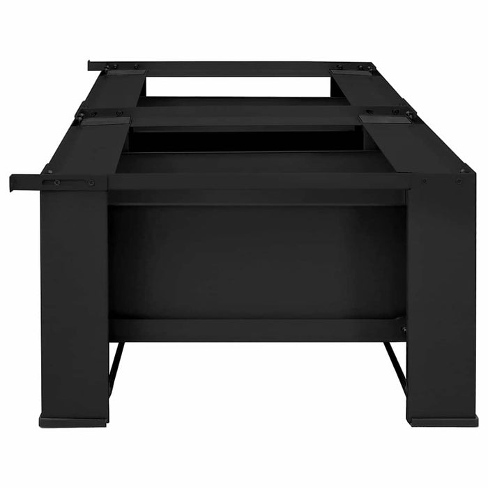 Suport pentru mașina de spălat 2 pcs Negru 127 x 54,5 x 32,5 cm - WALTI WALTI