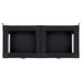 Suport pentru mașina de spălat 2 pcs Negru 127 x 54,5 x 32,5 cm - WALTI WALTI