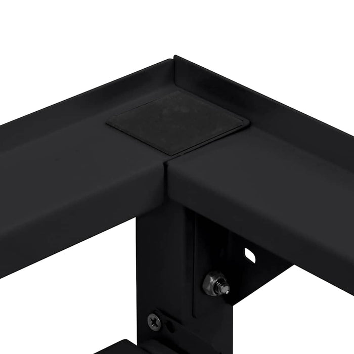 Suport pentru mașina de spălat Negru 60 x 56 x 52 cm Oțel - WALTI WALTI