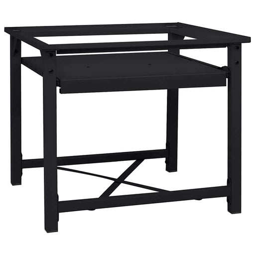 Suport pentru mașina de spălat Negru 60 x 56 x 52 cm Oțel - WALTI WALTI