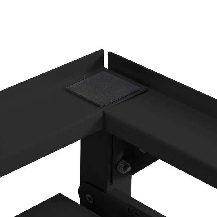 Suport pentru mașina de spălat 2 pcs Negru 120 x 56 x 52 cm - WALTI WALTI