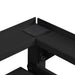 Suport pentru mașina de spălat 2 pcs Negru 120 x 56 x 52 cm - WALTI WALTI