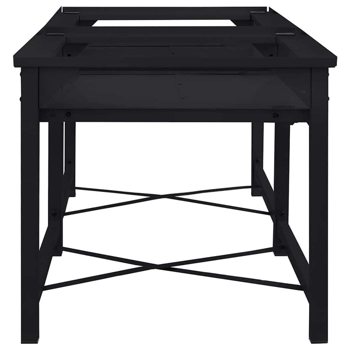 Suport pentru mașina de spălat 2 pcs Negru 120 x 56 x 52 cm - WALTI WALTI