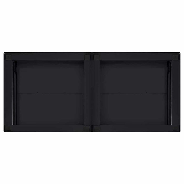 Suport pentru mașina de spălat 2 pcs Negru 120 x 56 x 52 cm - WALTI WALTI