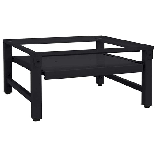 Suport pentru mașina de spălat Negru 62 x 60,5 x 32,5 cm Oțel - WALTI WALTI