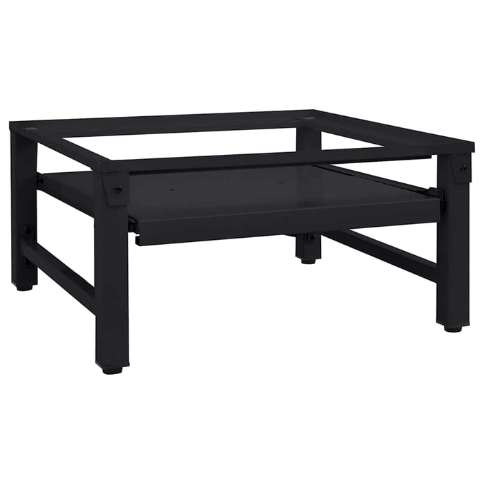 Suport pentru mașina de spălat Negru 62 x 60,5 x 32,5 cm Oțel - WALTI WALTI