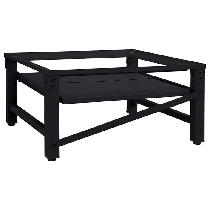Suport pentru mașina de spălat Negru 62 x 60,5 x 32,5 cm Oțel - WALTI WALTI