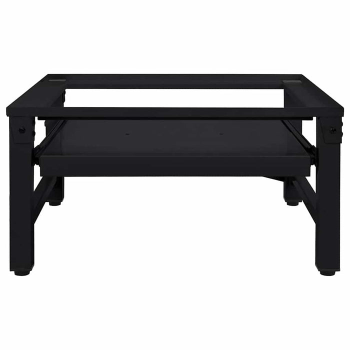 Suport pentru mașina de spălat Negru 62 x 60,5 x 32,5 cm Oțel - WALTI WALTI