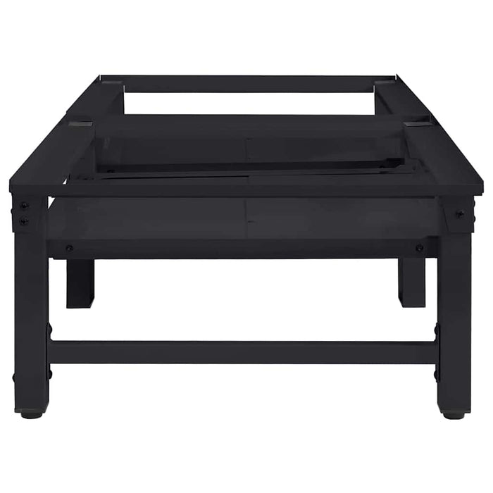 Suport pentru mașina de spălat 2 pcs Negru Oțel - WALTI WALTI