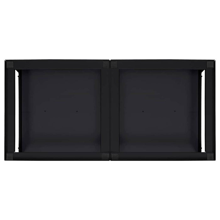 Suport pentru mașina de spălat 2 pcs Negru Oțel - WALTI WALTI