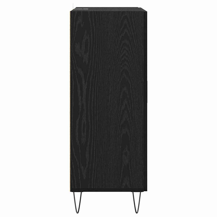 Bufet Stejar Negru 69,5 x 34 x 90 cm Lemn compozit - WALTI WALTI