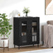 Bufet Stejar Negru 69,5 x 34 x 90 cm Lemn compozit - WALTI WALTI