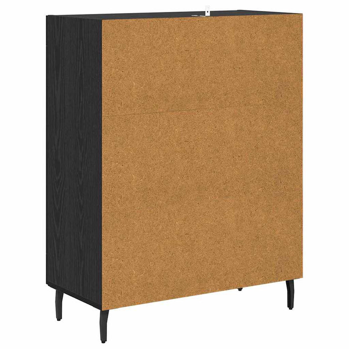 Bufet Stejar Negru 69,5 x 34 x 90 cm Lemn compozit - WALTI WALTI