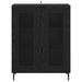 Bufet Stejar Negru 69,5 x 34 x 90 cm Lemn compozit - WALTI WALTI