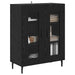 Bufet Stejar Negru 69,5 x 34 x 90 cm Lemn compozit - WALTI WALTI