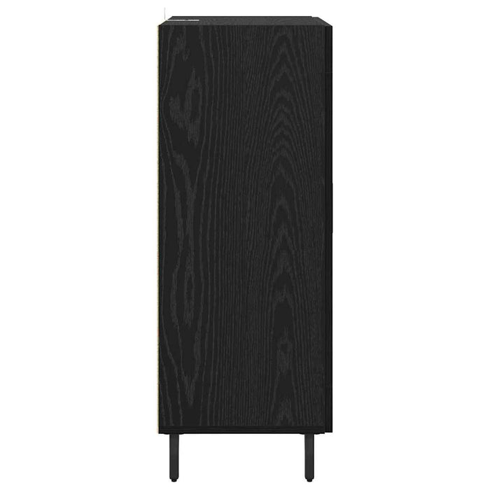 Bufet Stejar Negru 69,5 x 34 x 90 cm Lemn compozit - WALTI WALTI