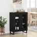 Bufet Stejar Negru 69,5 x 34 x 90 cm Lemn compozit - WALTI WALTI
