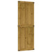 Ușă hambar Corona Maro Miere 80 x 210 cm Lemn masiv de pin - WALTI WALTI
