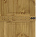 Ușă hambar Corona Maro Miere 90 x 210 cm Lemn masiv de pin - WALTI WALTI
