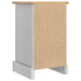 Noptieră Corona Alb 35 x 32,5 x 58 cm Lemn de pin masiv - WALTI WALTI