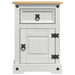 Noptieră cu sertar Corona Alb 45 x 35 x 64 cm Lemn de pin masiv - WALTI WALTI