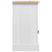 Noptieră cu sertar Corona Alb 45 x 35 x 64 cm Lemn de pin masiv - WALTI WALTI