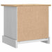 Noptieră cu sertar Alb 53 x 39 x 47 cm Lemn de pin masiv - WALTI WALTI