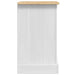 Noptieră cu sertar Alb 53 x 39 x 66 cm Lemn de pin masiv - WALTI WALTI