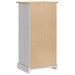 Noptieră Corona Alb 53 x 39 x 103 cm Lemn de pin masiv - WALTI WALTI