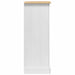 Noptieră Corona Alb 53 x 39 x 103 cm Lemn de pin masiv - WALTI WALTI