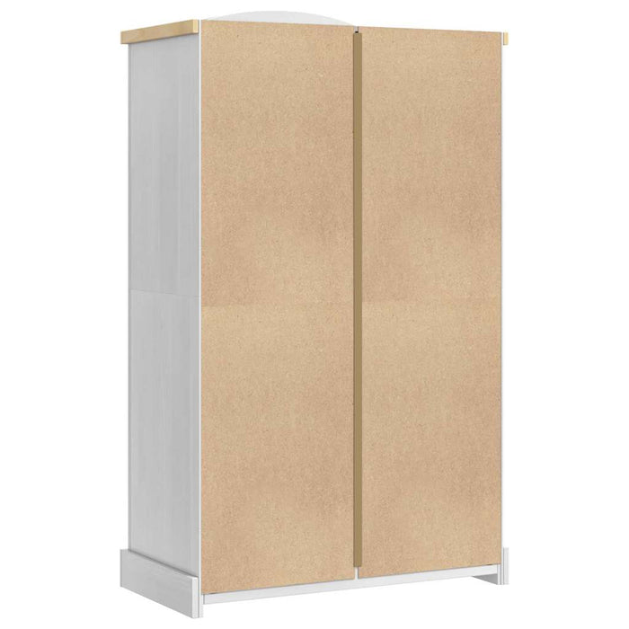 Dulap cu sertar Corona Alb 101 x 52 x 170 cm Lemn de pin masiv - WALTI WALTI