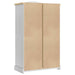 Dulap cu sertar Corona Alb 101 x 52 x 170 cm Lemn de pin masiv - WALTI WALTI