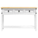 Masă laterală Alb 114 x 34,5 x 73 cm Lemn de pin masiv - WALTI WALTI
