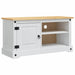 Cabinet TV Corona Alb 100 x 40 x 52 cm Lemn de pin masiv - WALTI WALTI