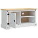 Cabinet TV Corona Alb 100 x 40 x 52 cm Lemn de pin masiv - WALTI WALTI