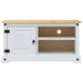 Cabinet TV Corona Alb 100 x 40 x 52 cm Lemn de pin masiv - WALTI WALTI