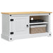 Cabinet TV Corona Alb 100 x 40 x 52 cm Lemn de pin masiv - WALTI WALTI