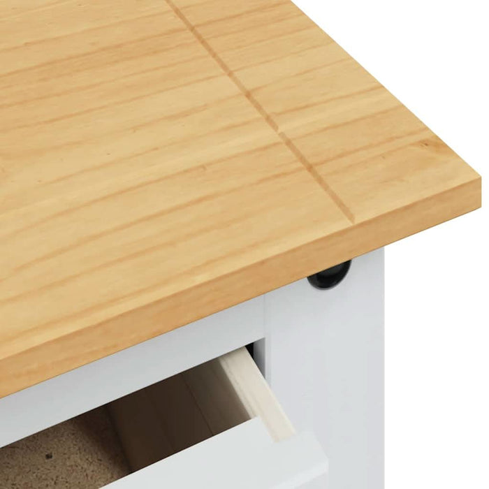 Cufere de Depozitare Alb 92 x 48 x 114 cm Lemn de pin masiv - WALTI WALTI