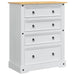 Cufere de Depozitare Alb 92 x 48 x 114 cm Lemn de pin masiv - WALTI WALTI