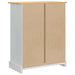 Cufere de Depozitare Alb 92 x 48 x 114 cm Lemn de pin masiv - WALTI WALTI