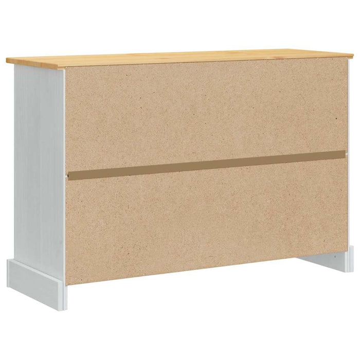 Cufere de Depozitare cu sertar Corona Alb 112 x 40 x 75 cm - WALTI WALTI