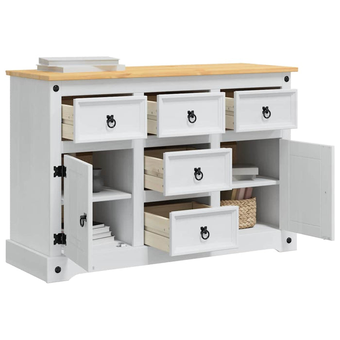 Cufere de Depozitare cu sertar Corona Alb 112 x 40 x 75 cm - WALTI WALTI