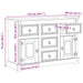 Cufere de Depozitare cu sertar Corona Alb 112 x 40 x 75 cm - WALTI WALTI
