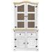 Bufet cu sertar Alb 100 x 48,5 x 179 cm Lemn de pin masiv - WALTI WALTI