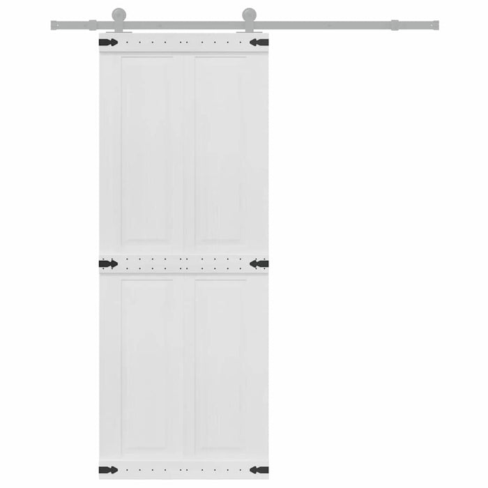 Ușă hambar Corona 80 x 210 cm Lemn masiv de pin - WALTI WALTI